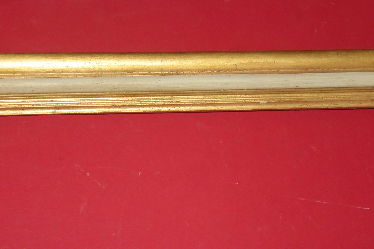 19th Century Frame, In Golden Wood.-photo-2