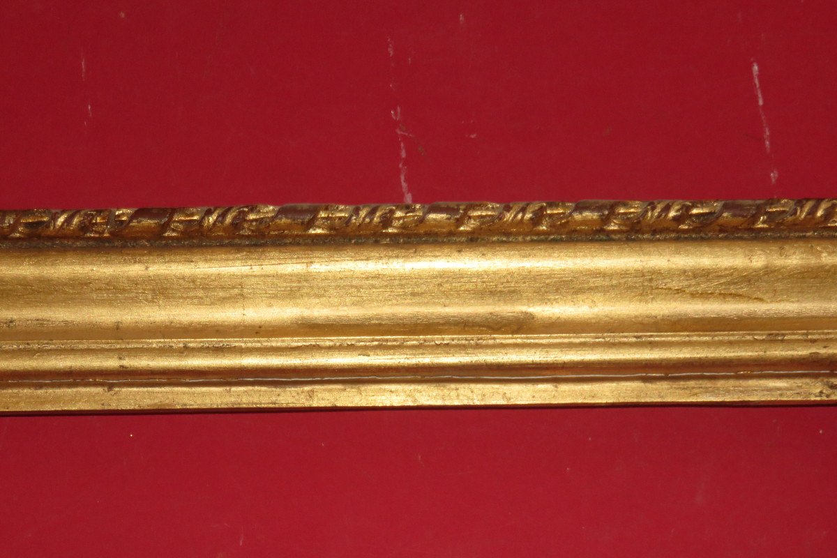 19th Century Frame, In Golden Wood.-photo-2