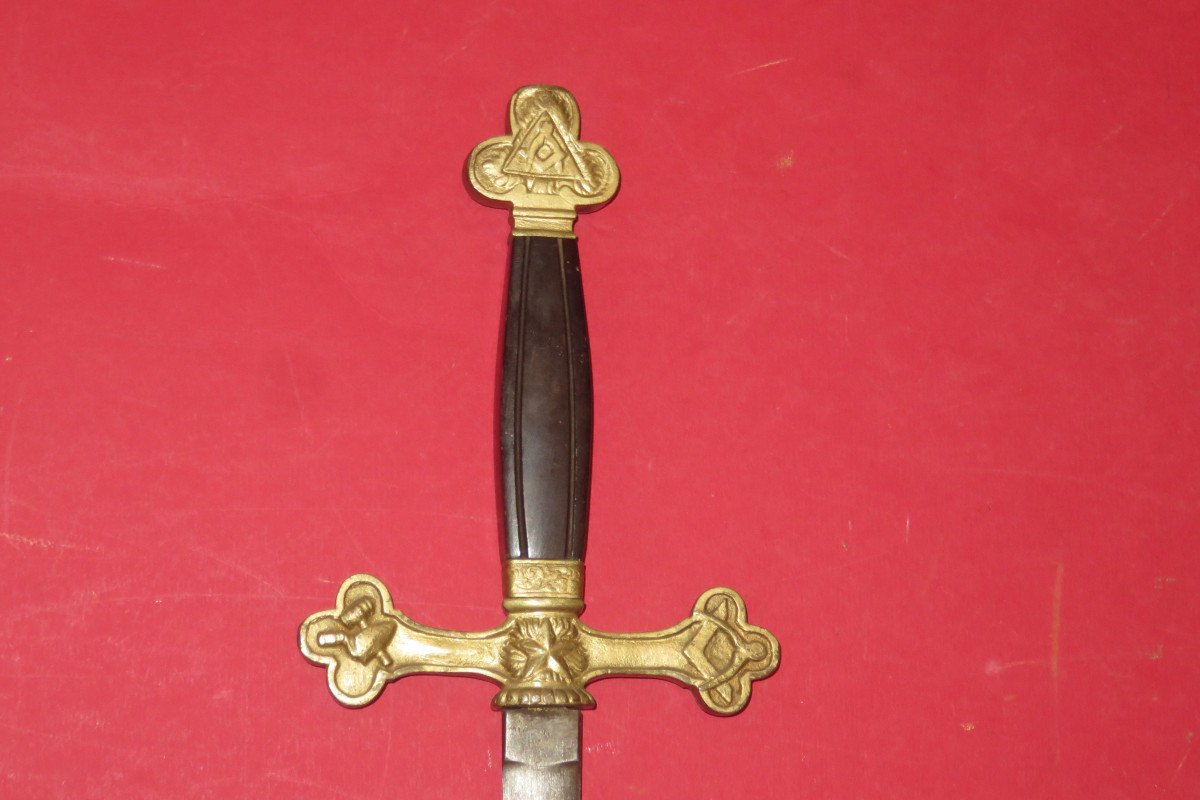 Freemasonry, 19th Century Sword.-photo-3