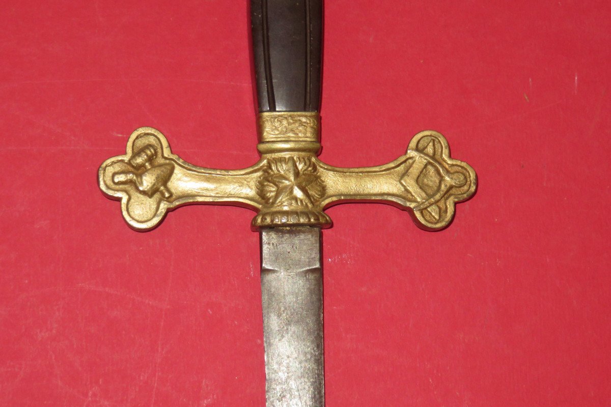 Franc Maconnerie, épée époque 19ème.-photo-4