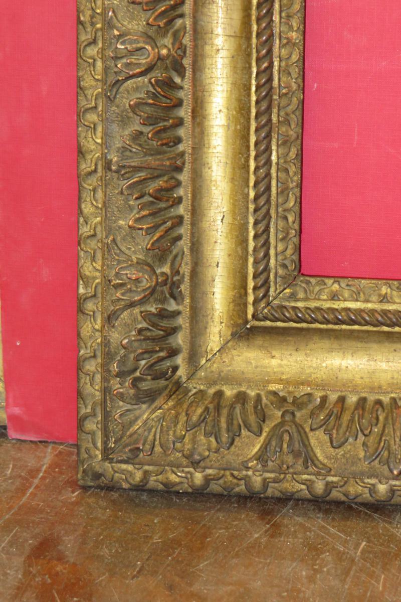 Frame 17th Time, Louis XIII In Golden Wood.-photo-3