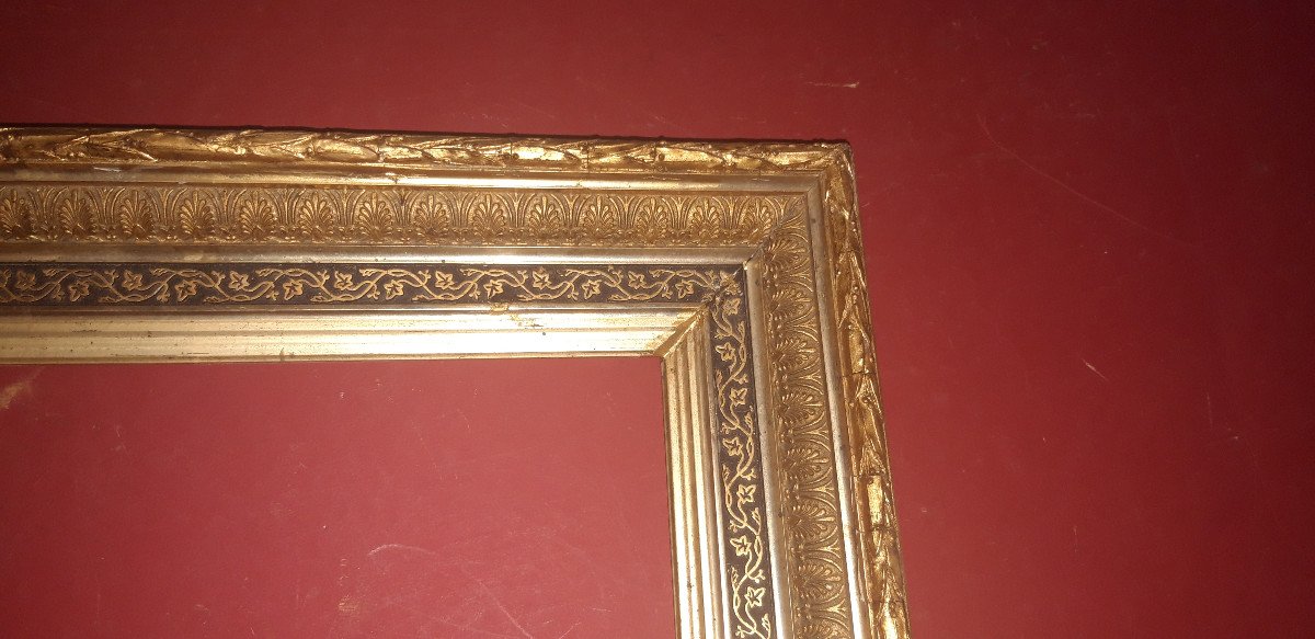 19th Century Frame, In Golden Wood.-photo-3