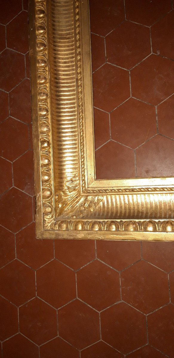 19th Century Frame, In Golden Wood.-photo-1