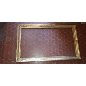 Large 19th Century Frame, In Golden Wood.