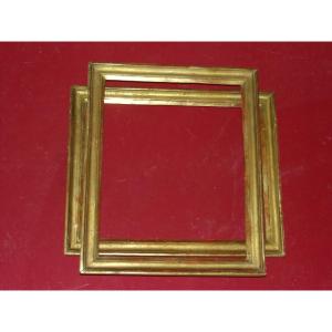 Pair Of 18th Century Frames, Louis XVI, In Golden Wood.