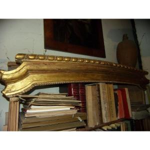 Small Valance, In Golden Wood, 19th Century.