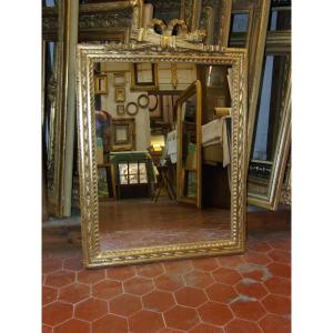 19th Century Mirror, In Golden Wood.