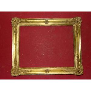 19th Century Gilded Wood Frame.