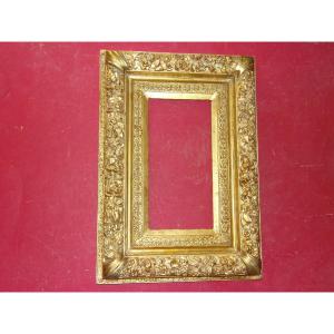 19th Century Gilded Wood Frame.