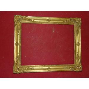 19th Century Gilded Wood Frame.