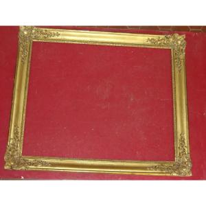 19th Century Gilded Wood Frame.