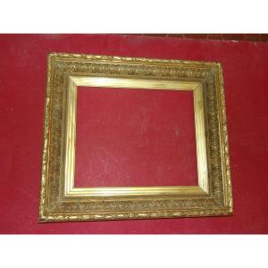 19th-century-style Frame, Made Of Gilded Wood.