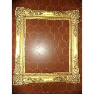 19th-century Gilded Wooden Frame.
