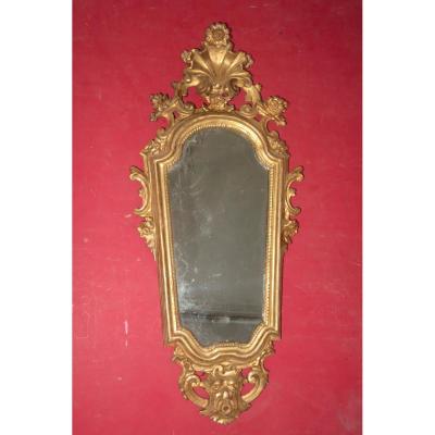 Italian Mirror, In Golden Wood, 18th Time.