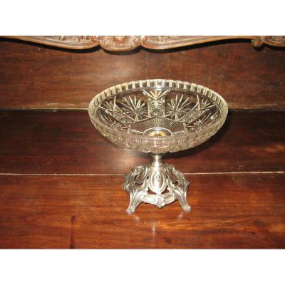 Fruit Bowl Crystal, Art Deco Period.