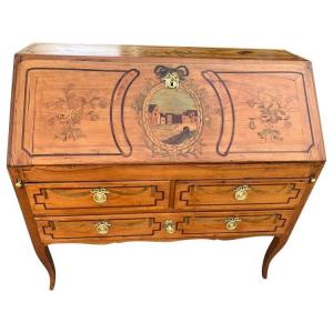 Secrétaire Scriban XVIIIe siècle