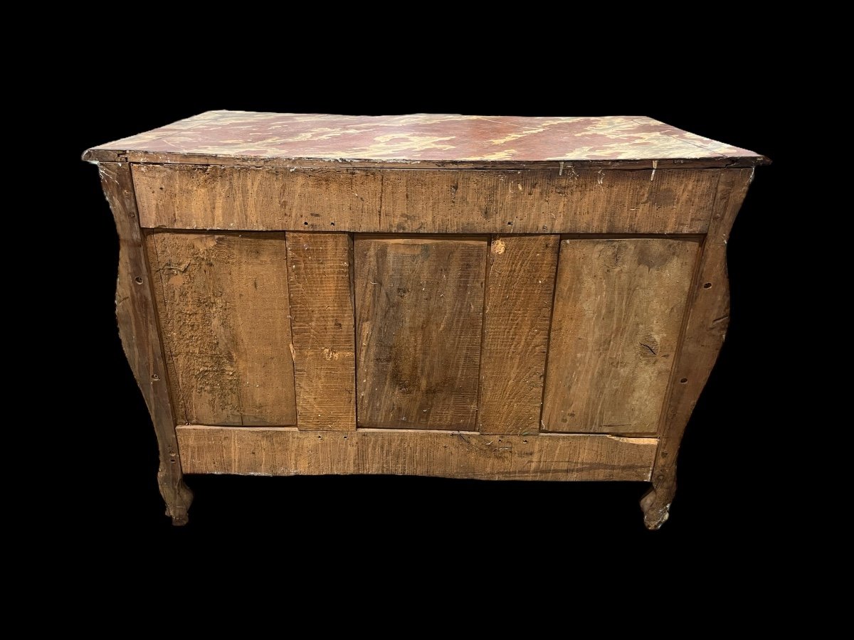 Painted Louis XV Period Tomb Commode-photo-4