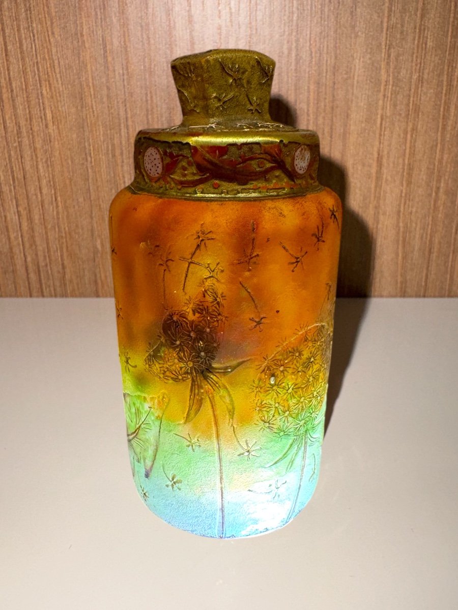 Flacon à Parfum Daum Nancy En Pâte De Verre -photo-7