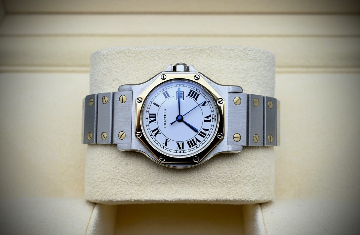 Cartier Santos Octogonale Automatic Unisex Model-photo-2