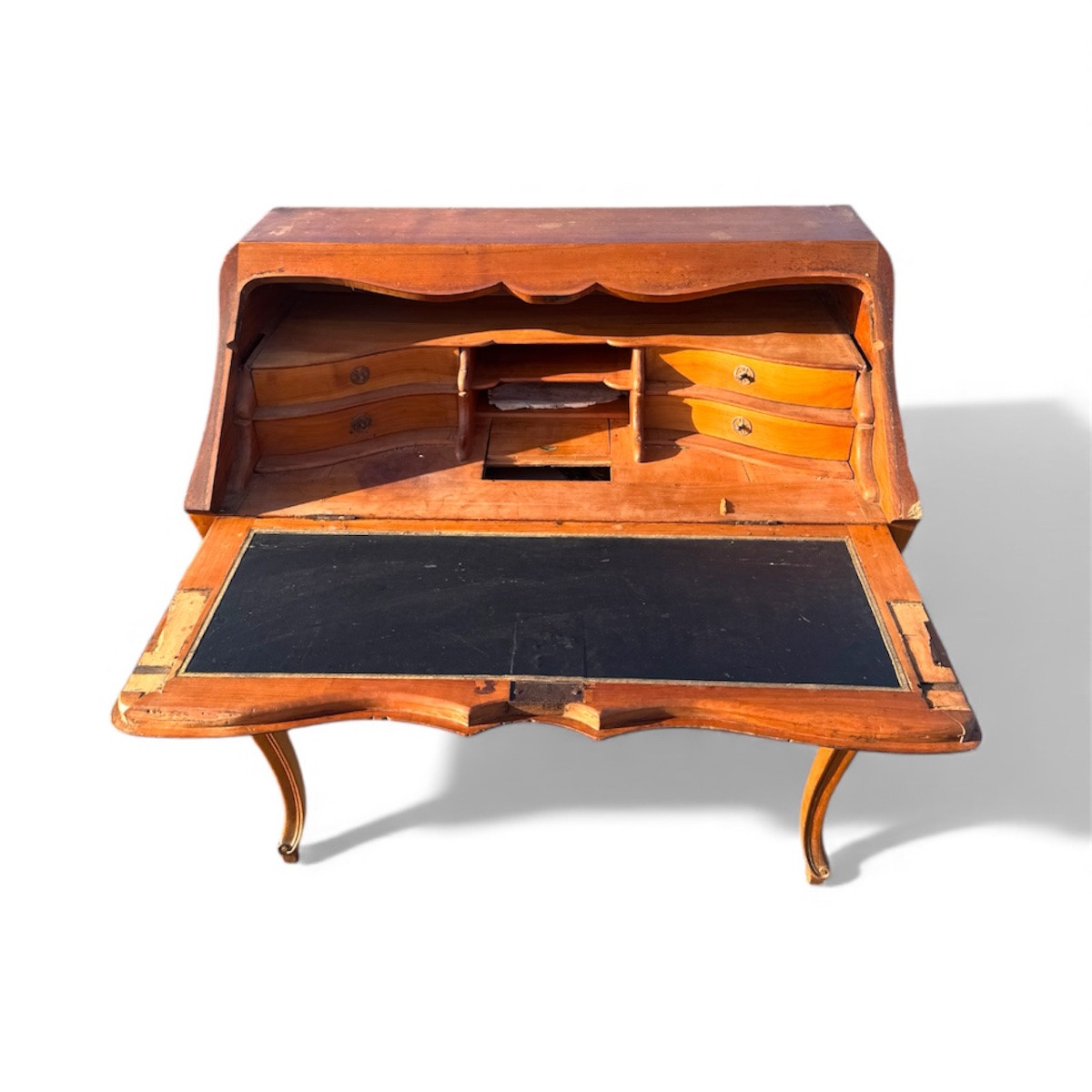 Bureau de pente en merisier époque XVIIIeme-photo-3