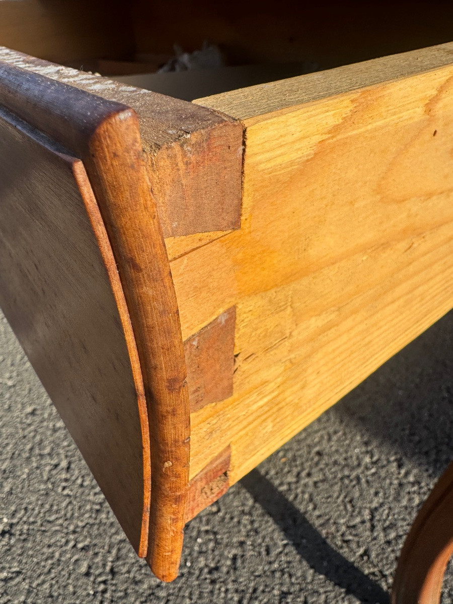 Bureau de pente en merisier époque XVIIIeme-photo-4