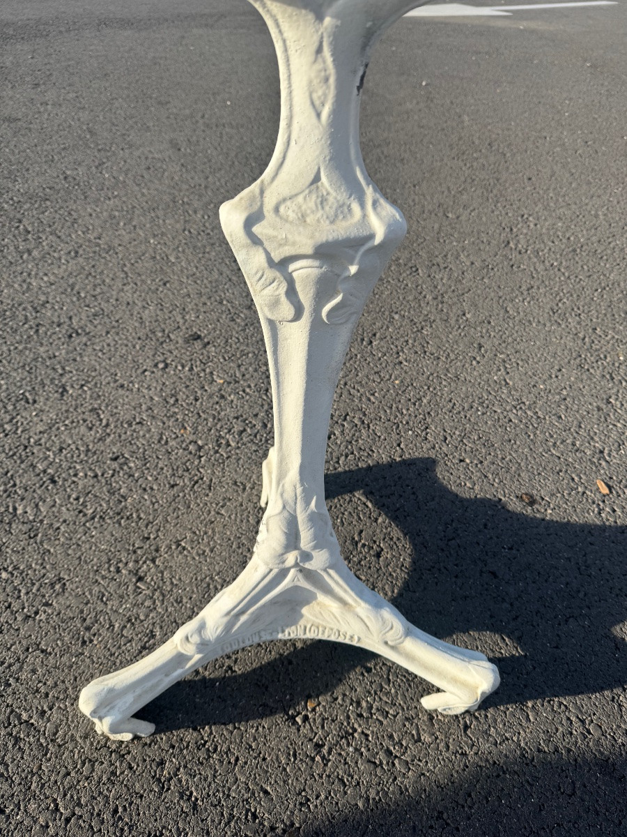 Pair Of Art Nouveau Pedestal Table Bases – Designs By Hector Guimard-photo-3