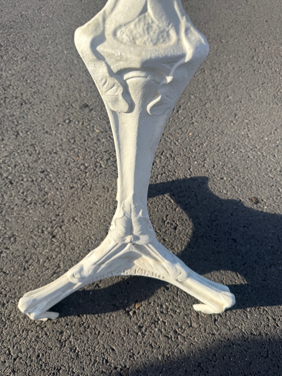 Pair Of Art Nouveau Pedestal Table Bases – Designs By Hector Guimard-photo-1