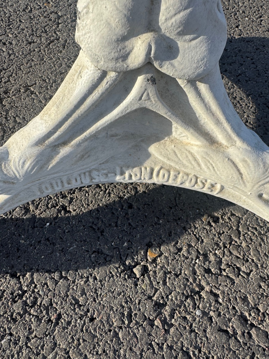 Pair Of Art Nouveau Pedestal Table Bases – Designs By Hector Guimard-photo-2