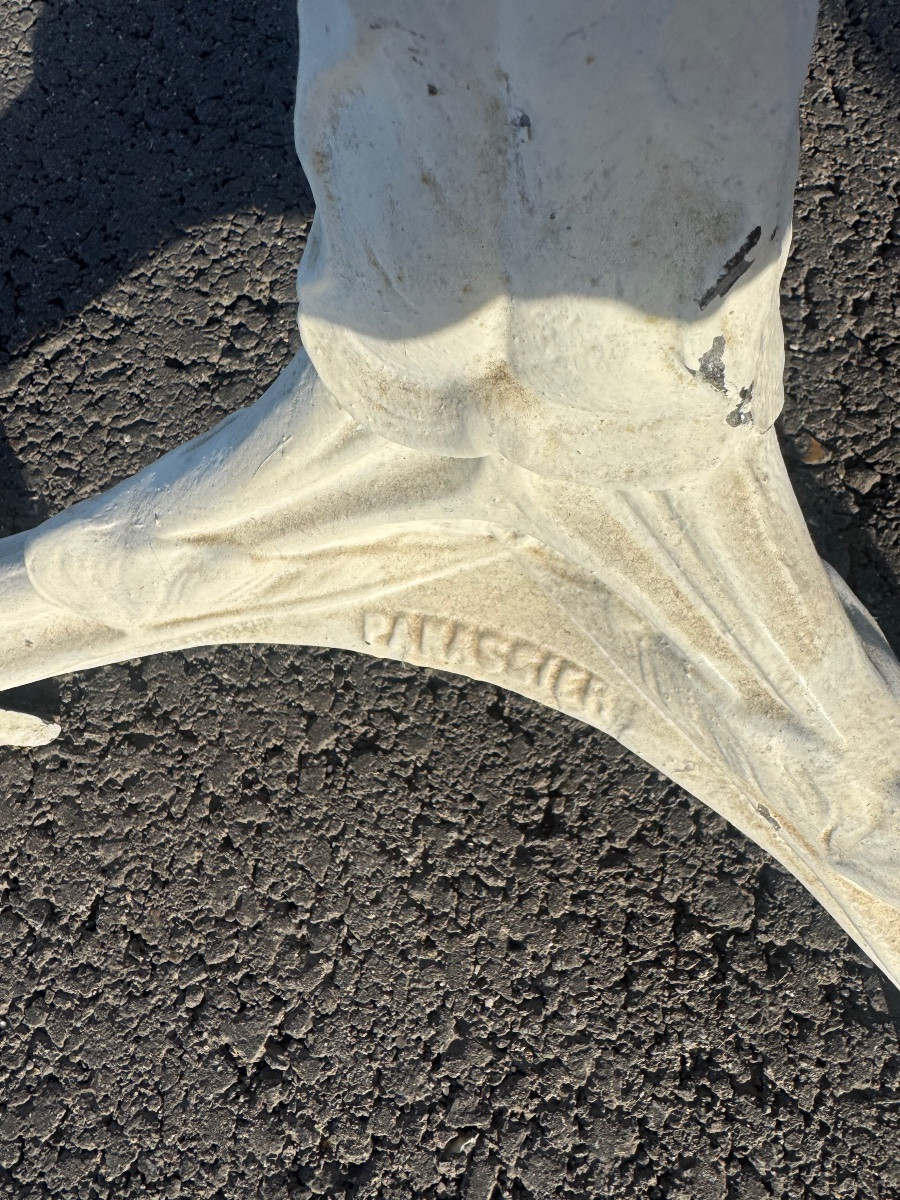 Pair Of Art Nouveau Pedestal Table Bases – Designs By Hector Guimard-photo-3