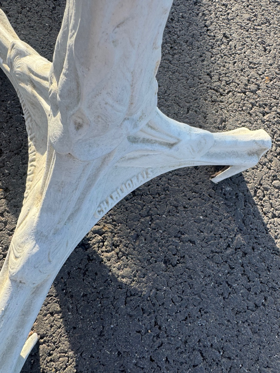 Pair Of Art Nouveau Pedestal Table Bases – Designs By Hector Guimard-photo-4