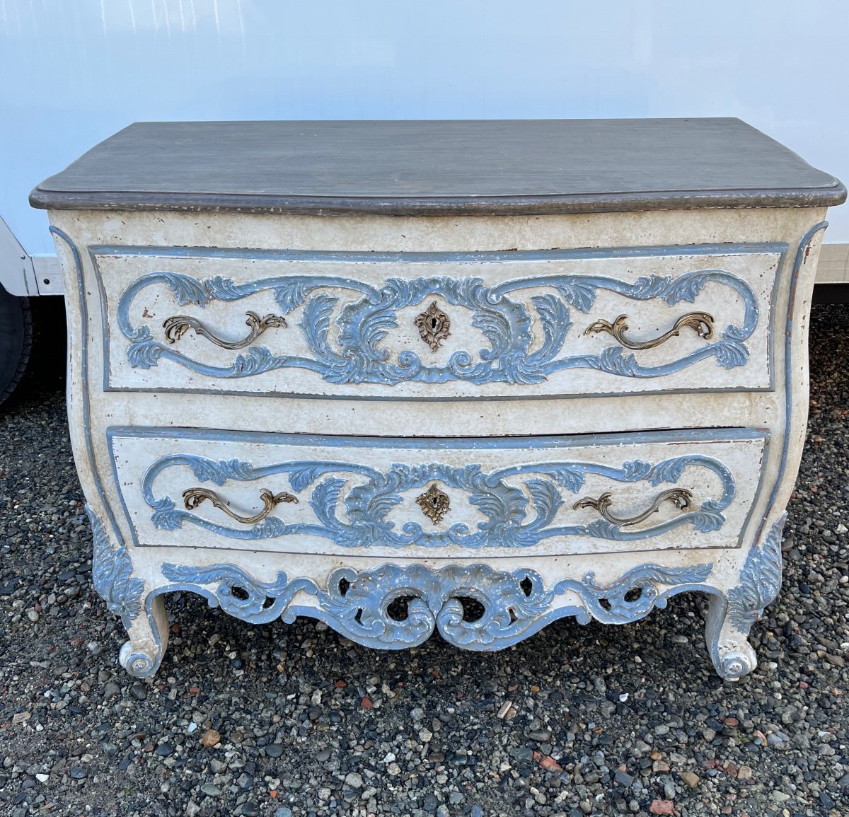 Painted Provençal Louis XV Style Commode