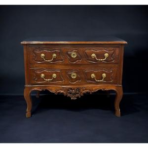 Provençal Walnut Commode From Louis XV Period