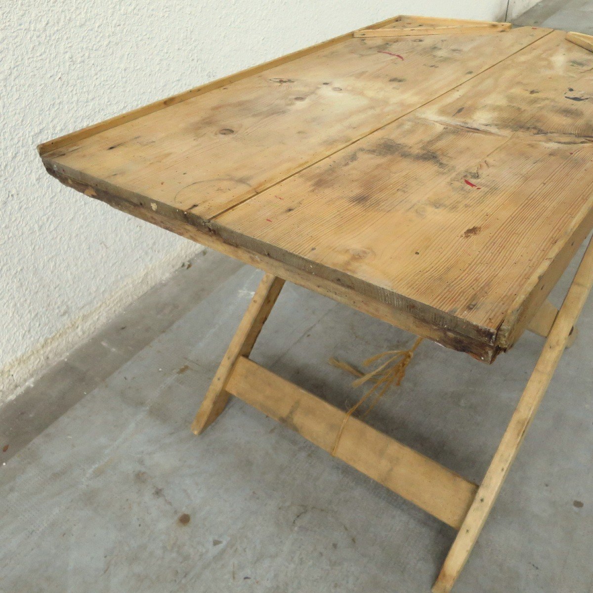 Cheese Drainer Table, Late 19th Century, Early 20th Century-photo-1