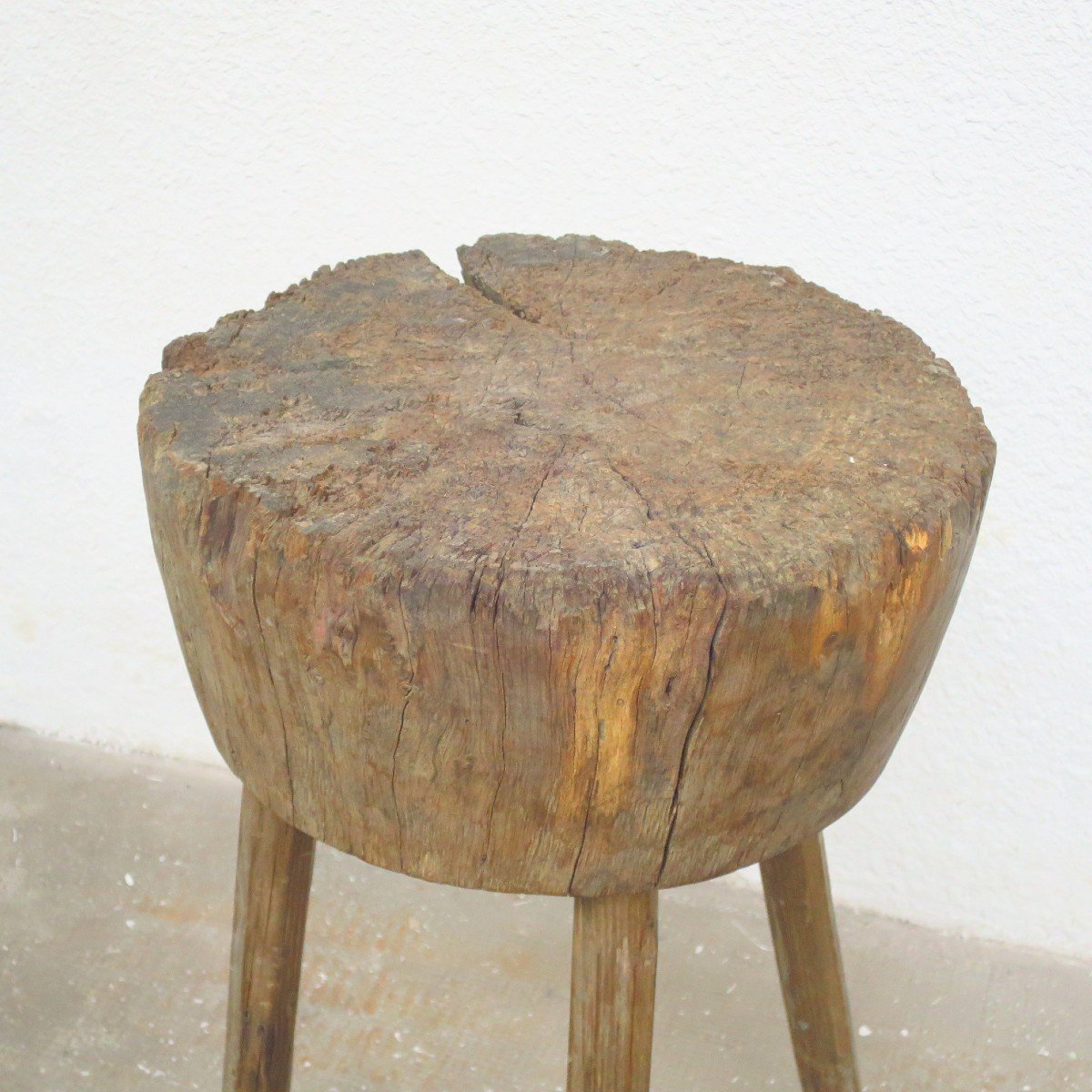 Butcher Block, Poultry Block, Late Nineteenth Century-photo-2