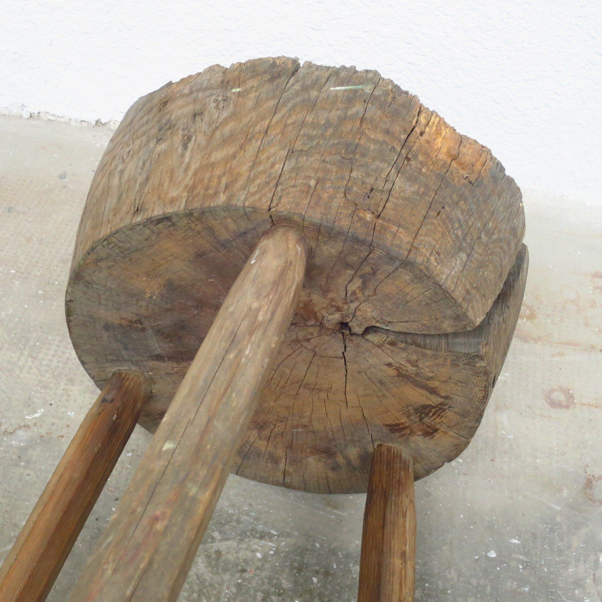 Butcher Block, Poultry Block, Late Nineteenth Century-photo-6