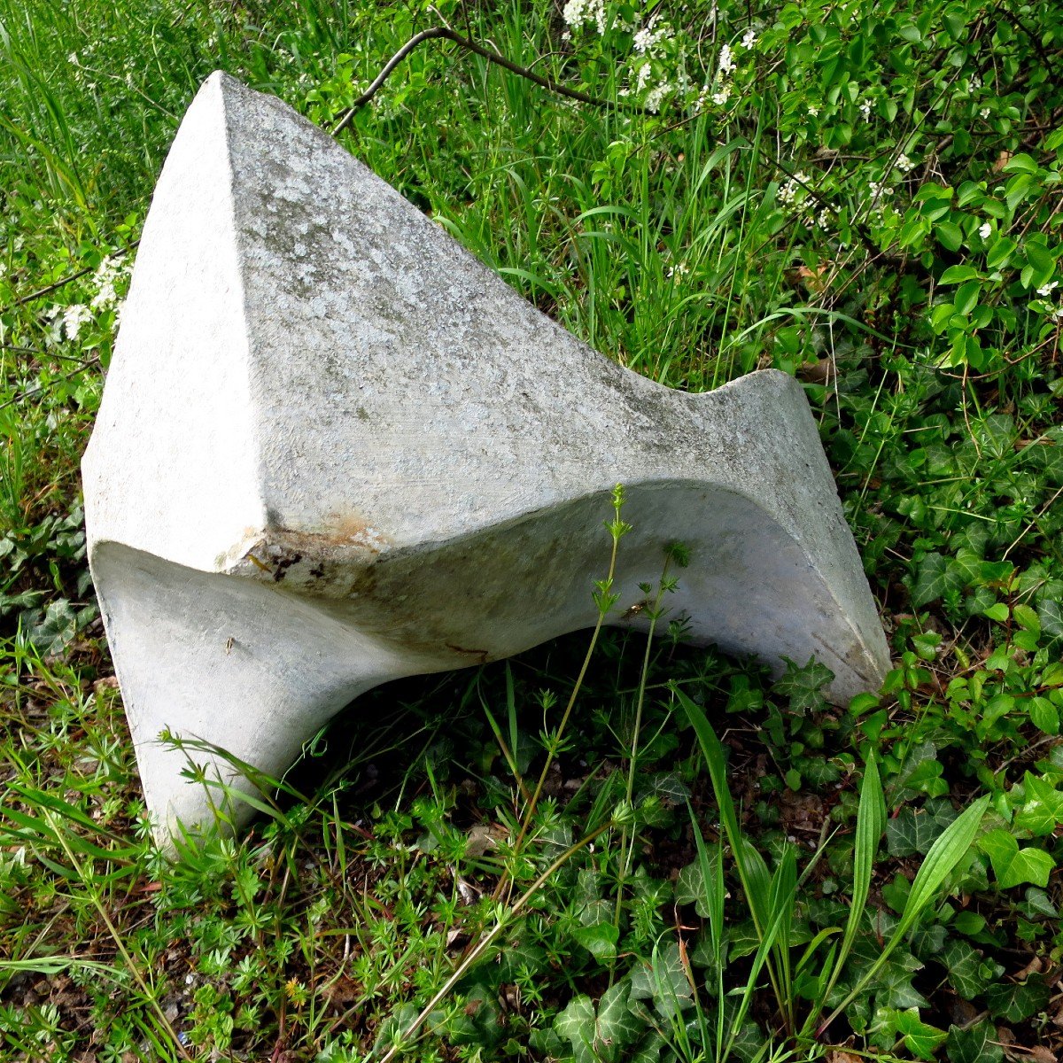 Pair Of Planters By Willy Guhl Called "molars", Eternit Ag/elo 1954-photo-6