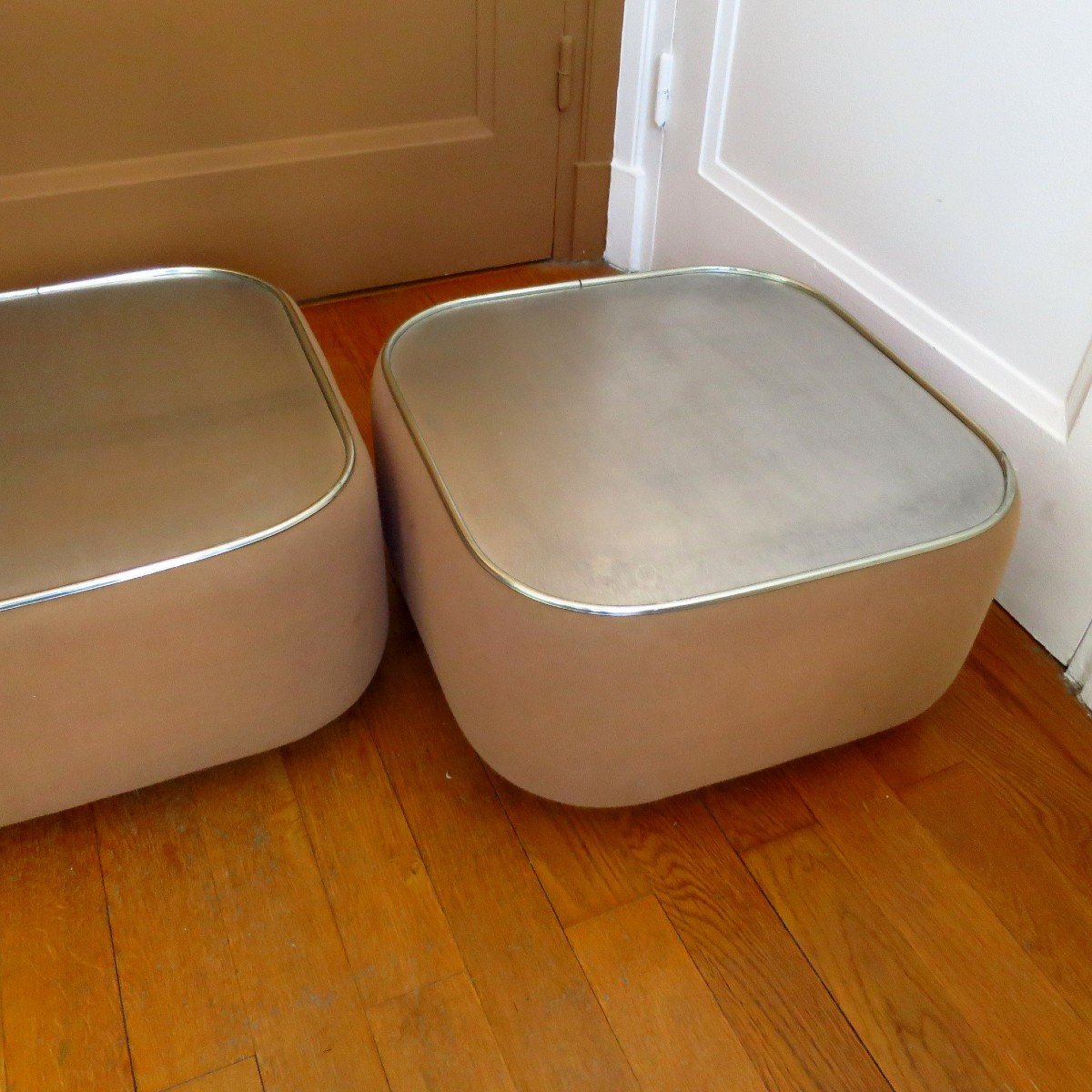 Pair Of Sofa Ends Or Bedside Tables, 1970-photo-4