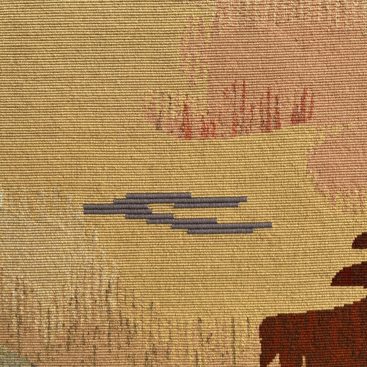 ”autumn Evening” Tapestry By Thérèse Le Guen  In Gros Point-photo-3