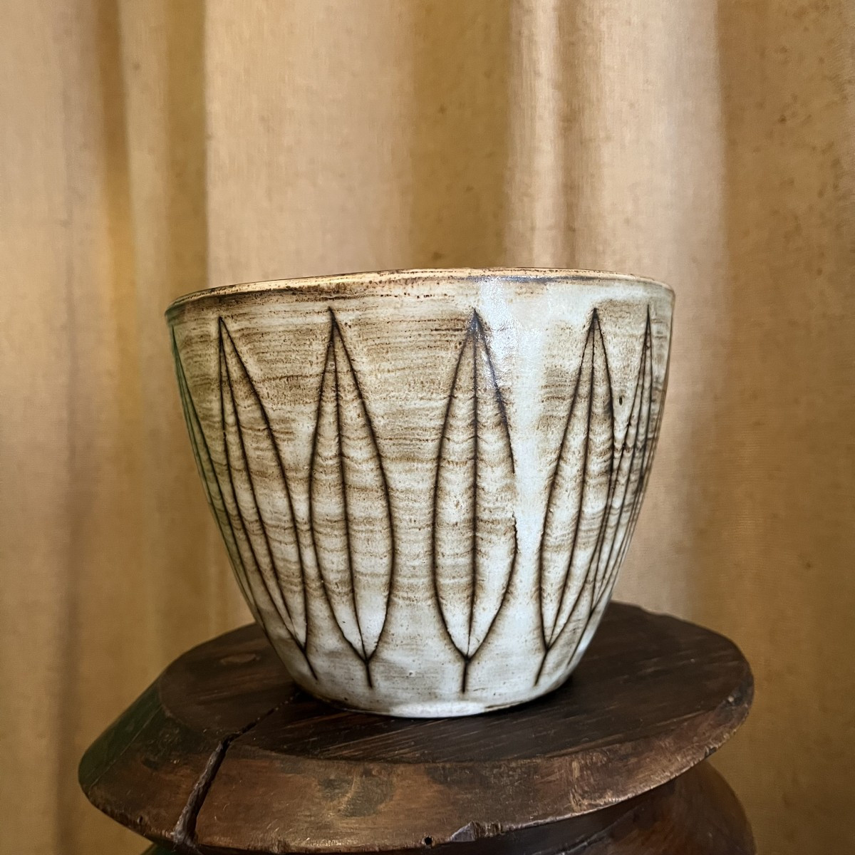 Coupe de Jacques Pouchain signée L’Atelier Dieulefit, circa 1960-photo-3