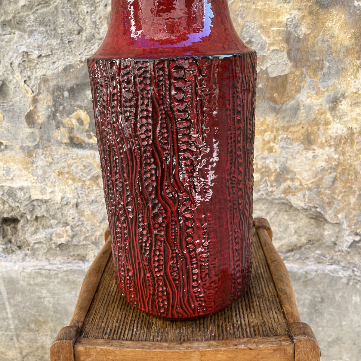 W. Germany Ceramic Vase From The 1950s-photo-2