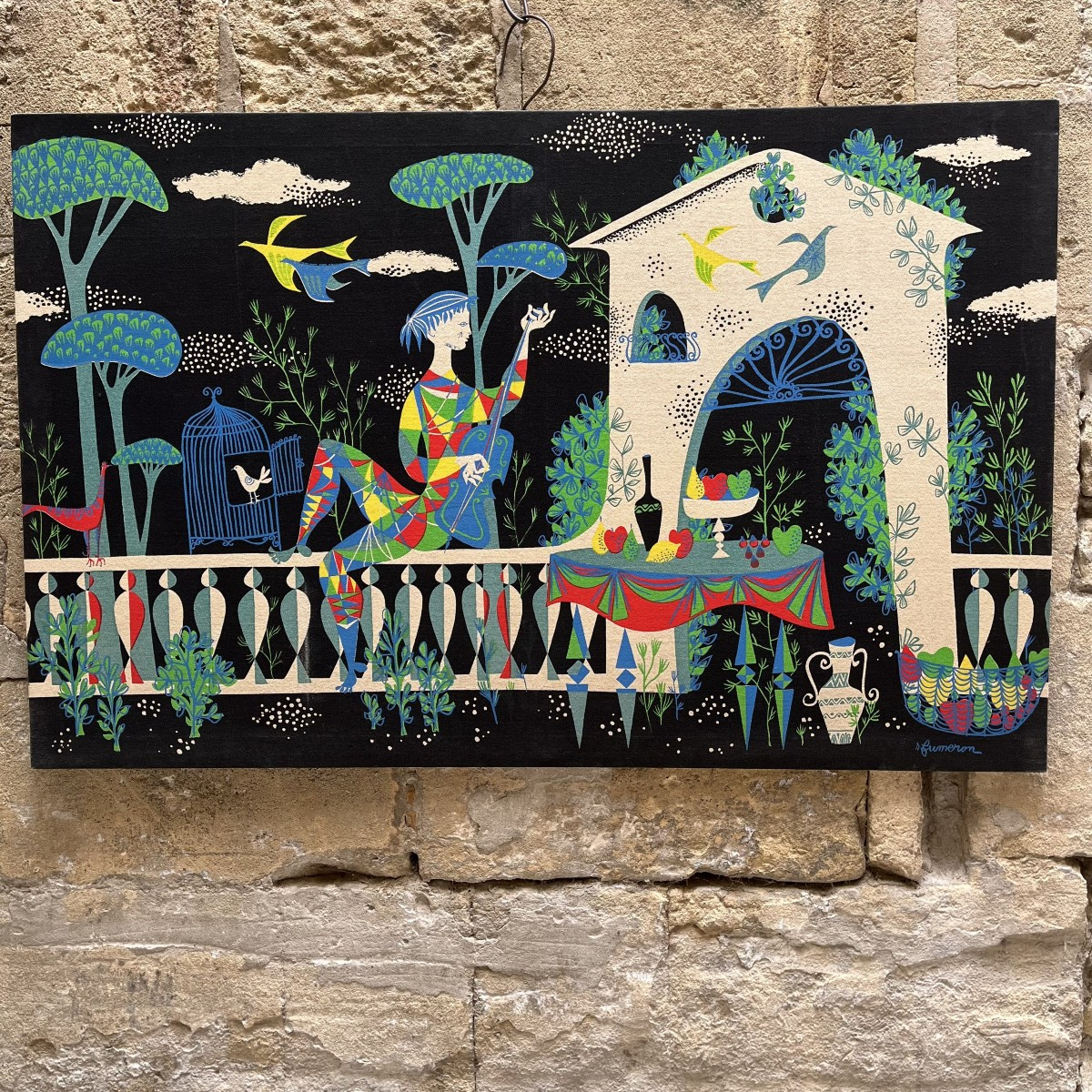 Tapisserie de René Fumeron vers 1950