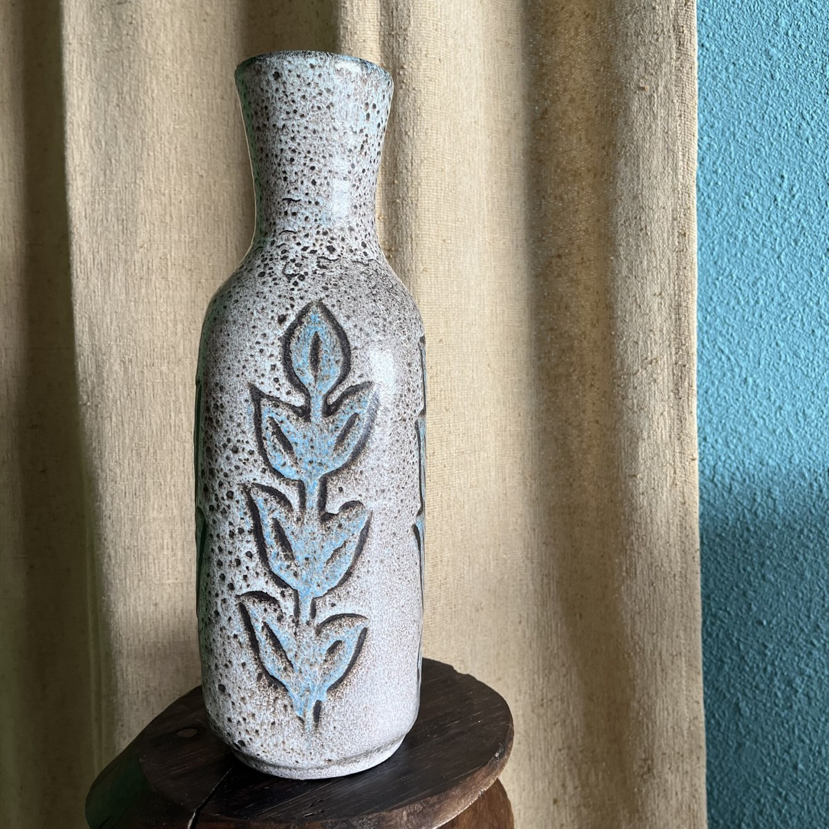 Accolay Ceramic Vase Circa 1950-photo-3