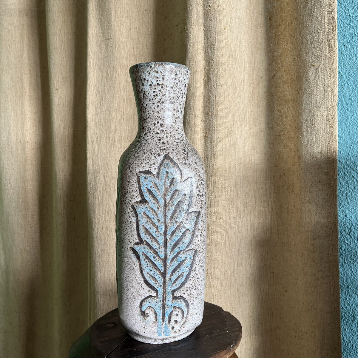 Accolay Ceramic Vase Circa 1950-photo-5