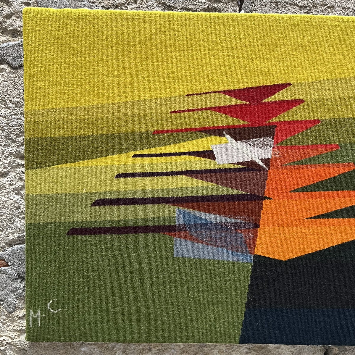 Tapisserie d’Aubusson de Marianne Caron ”Dodie”-photo-2