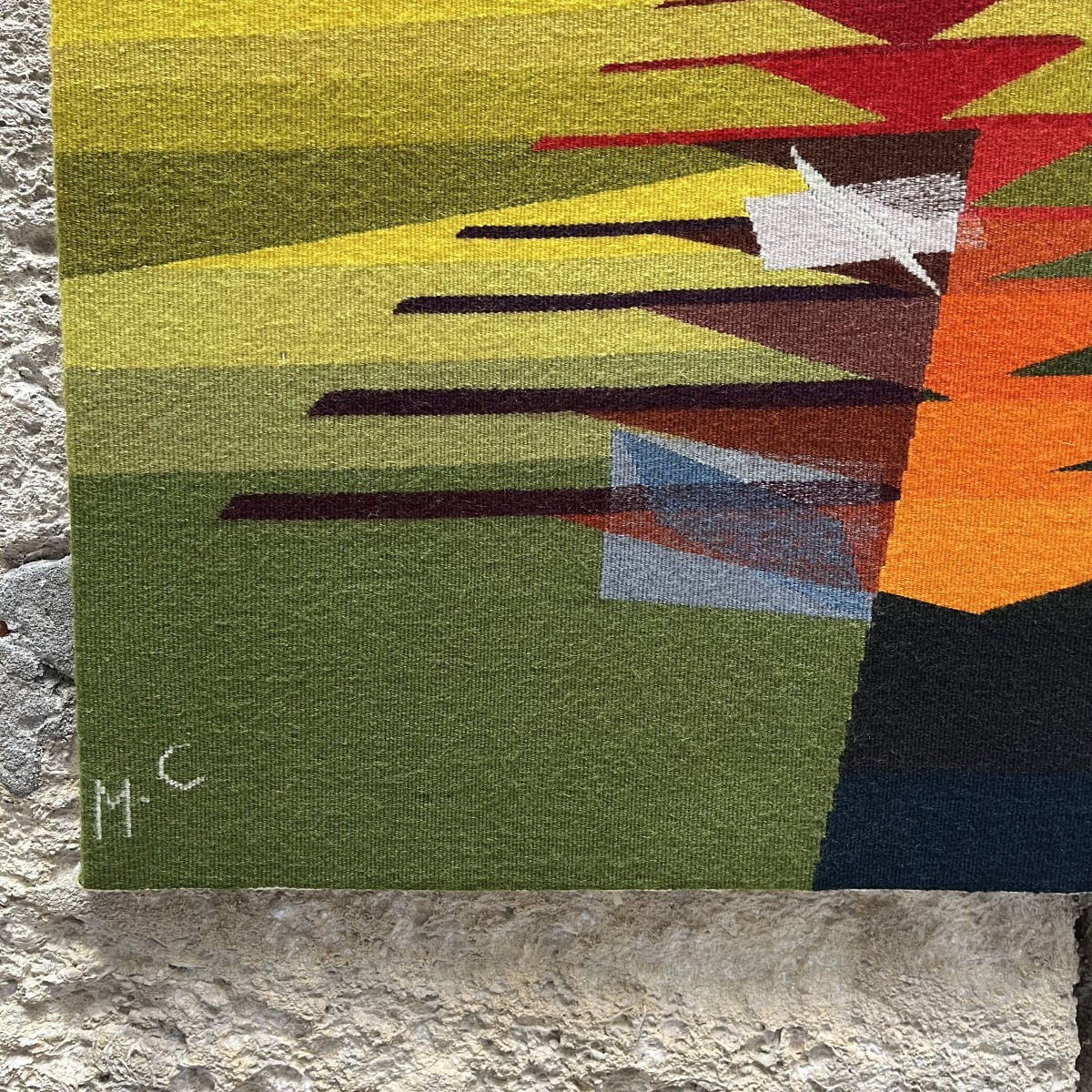 Tapisserie d’Aubusson de Marianne Caron ”Dodie”-photo-2