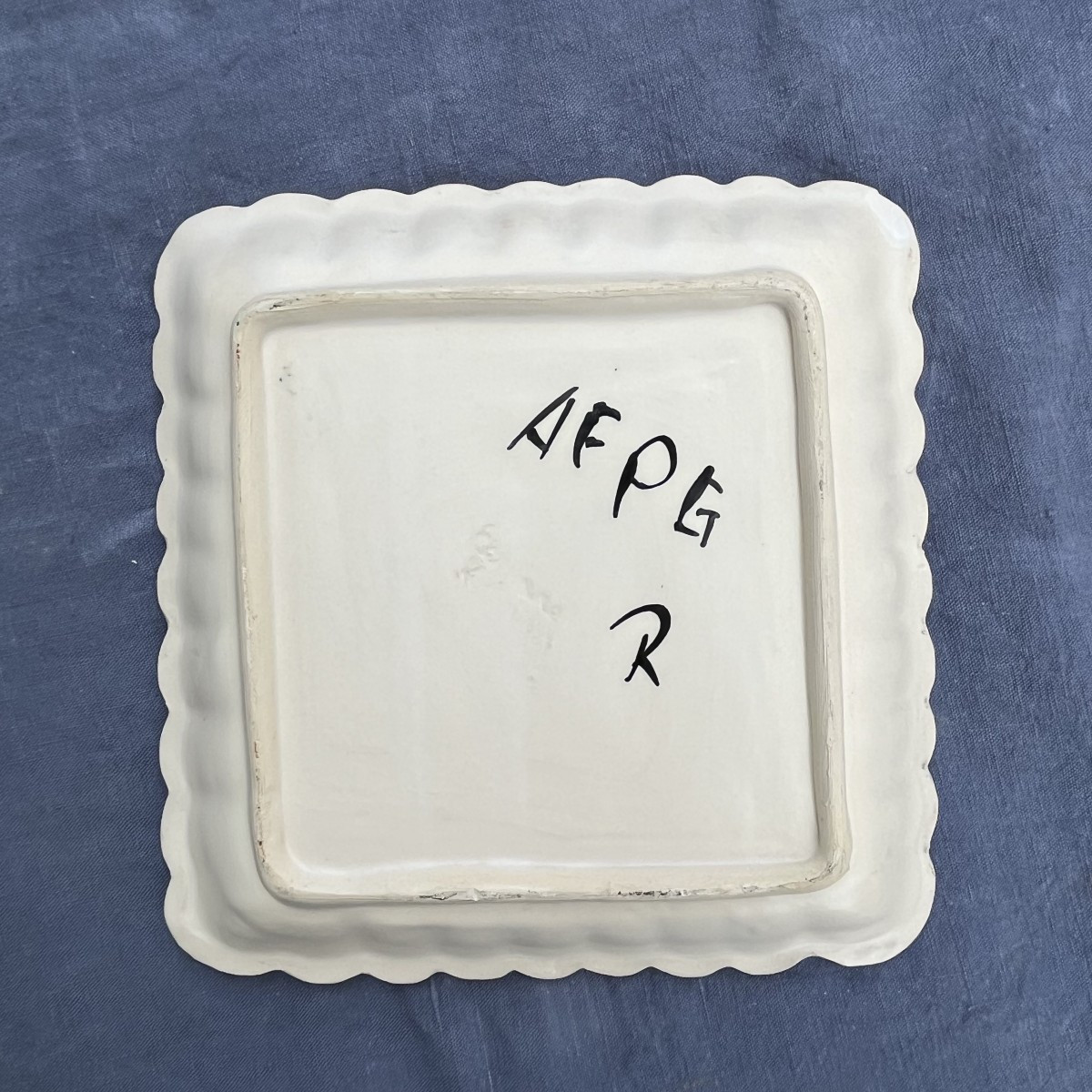 Cerenne Cake Service In Vallauris, Circa 1950-photo-8