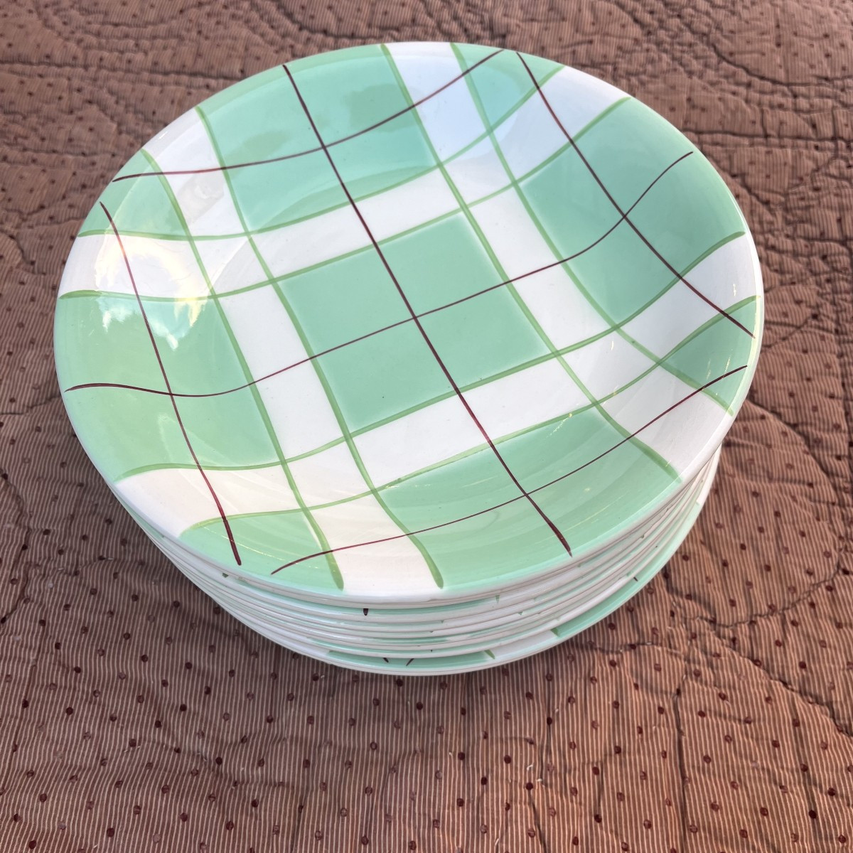 Salins Dinner Service, Hossegor Pattern, 28 Pieces -photo-2