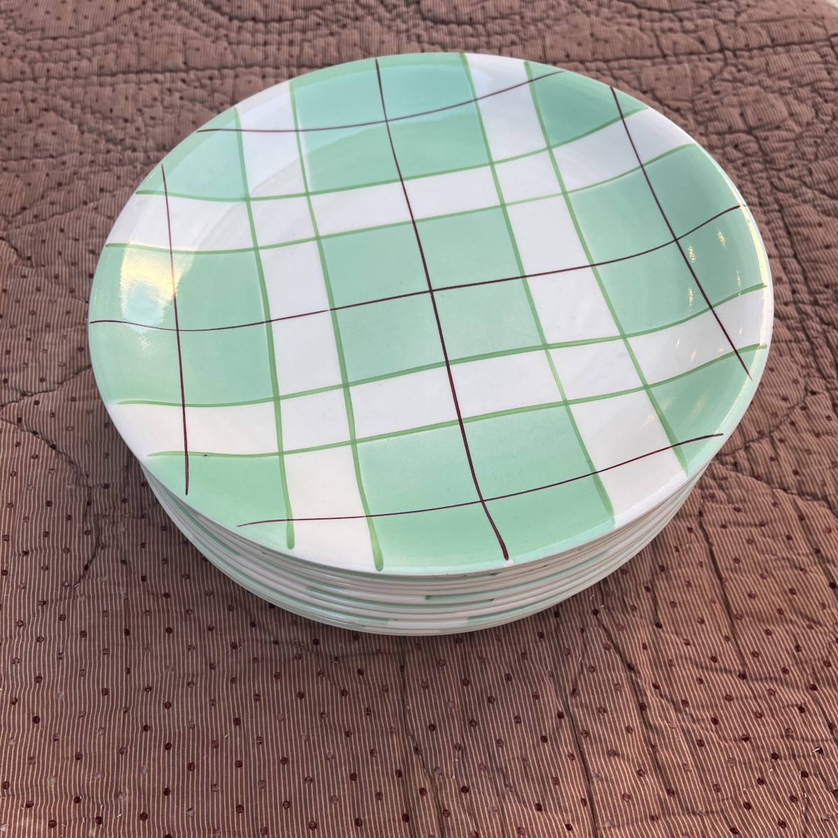 Salins Dinner Service, Hossegor Pattern, 28 Pieces -photo-4