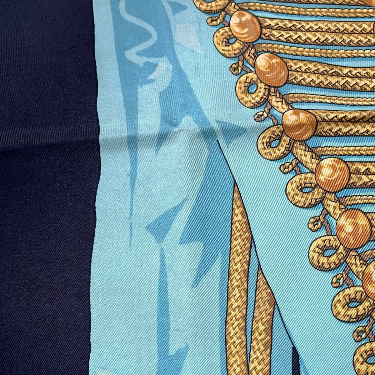 Hermès "brandenburg" Scarf By Cathy Latham, 1972-photo-7