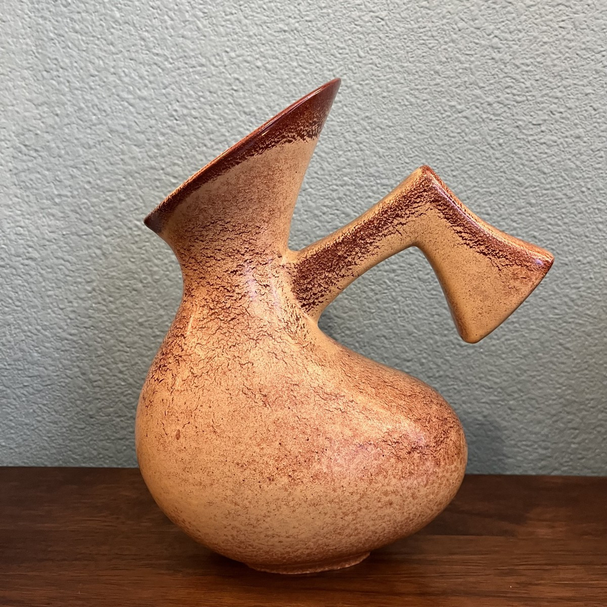 Proantic: Vase, Ceramic Pitcher By Roberto Rigon For Bertoncello, Ital